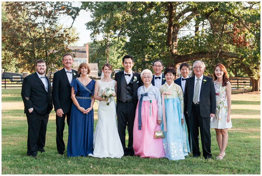 Romantic Korean-Amerian Langtree Plantation Wedding by Destination and Charlotte Wedding Photographer Samantha Laffoon