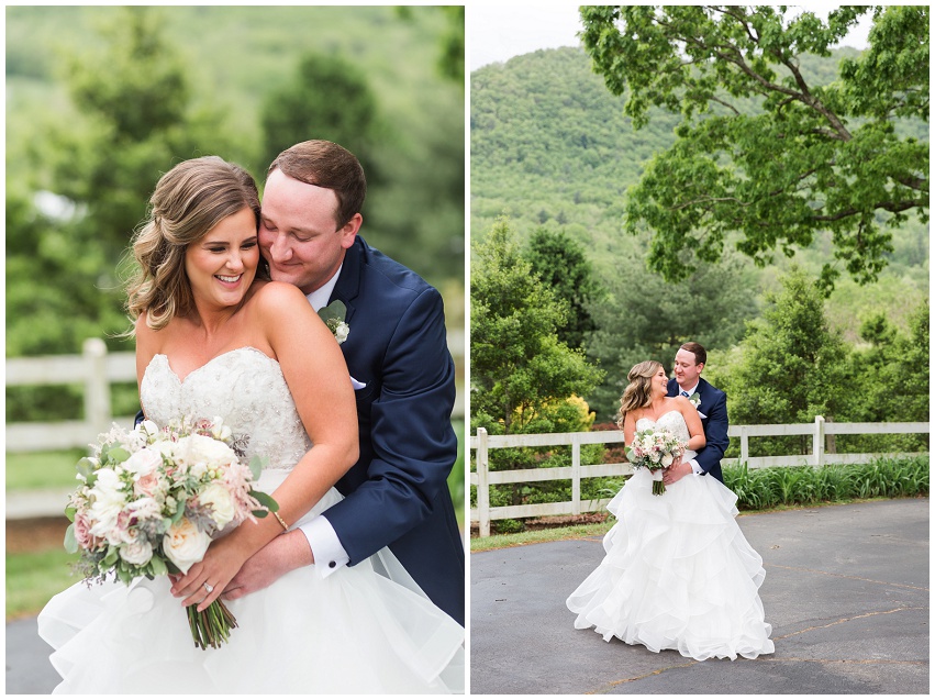 Mauve and Navy Crest Pavilion Wedding Asheville Wedding Photographer Samantha Laffoon Photography