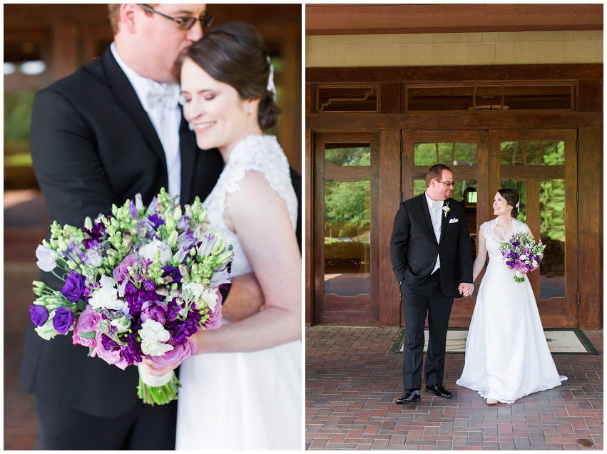 Purple Spring Firethorne Country Club Wedding Charlotte Wedding Photographer Samantha Laffoon