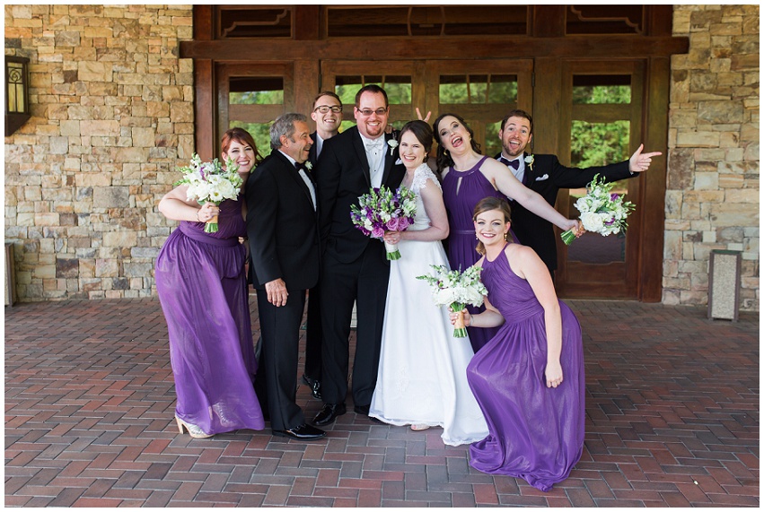 Purple Spring Firethorne Country Club Wedding Charlotte Wedding Photographer Samantha Laffoon
