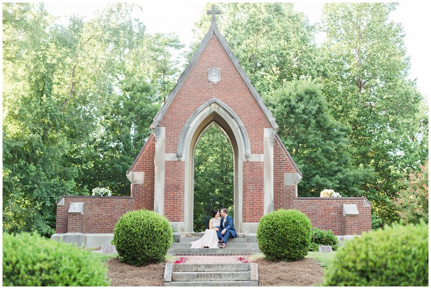 Stunning bhldn Pink and Blue Garden Inspired Louisville Kentucky Wedding Hobbs Memorial Chapel Wedding Shall We Dance Wedding Louisville Wedding Photographer Samantha Laffoon