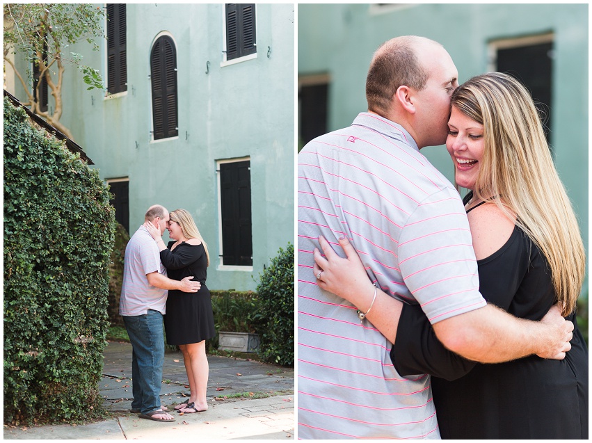 Michael and Stacy Downtown Historic Charleston Engagement Session Destination Wedding Photographer Samantha Laffoon