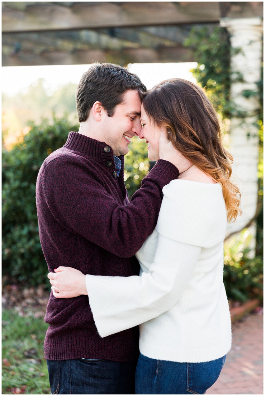 Andrew and Christine's sweet and fun Daniel Stowe engagement session by Destination and Charlotte wedding photographer Samantha Laffoon