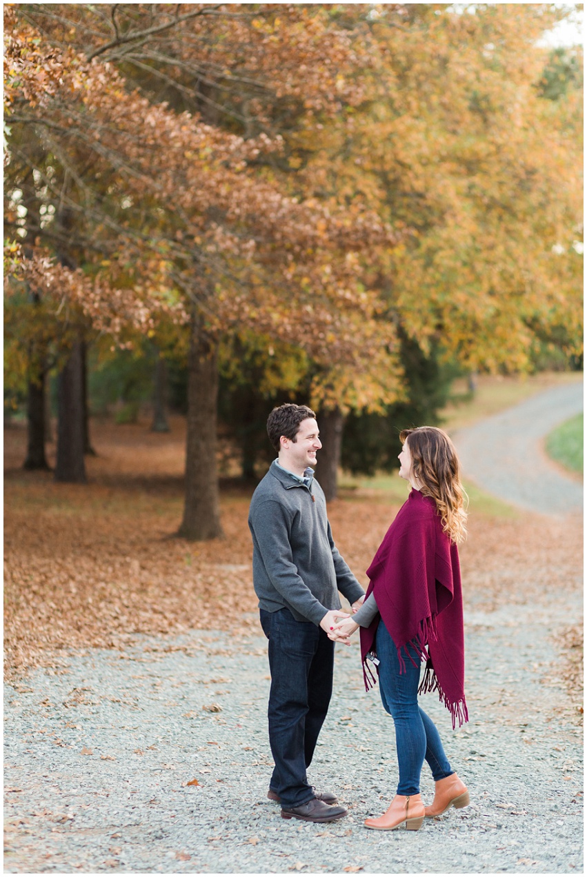 Andrew and Christine's sweet and fun Daniel Stowe Engagement session by Destination and Charlotte wedding photographer Samantha Laffoon