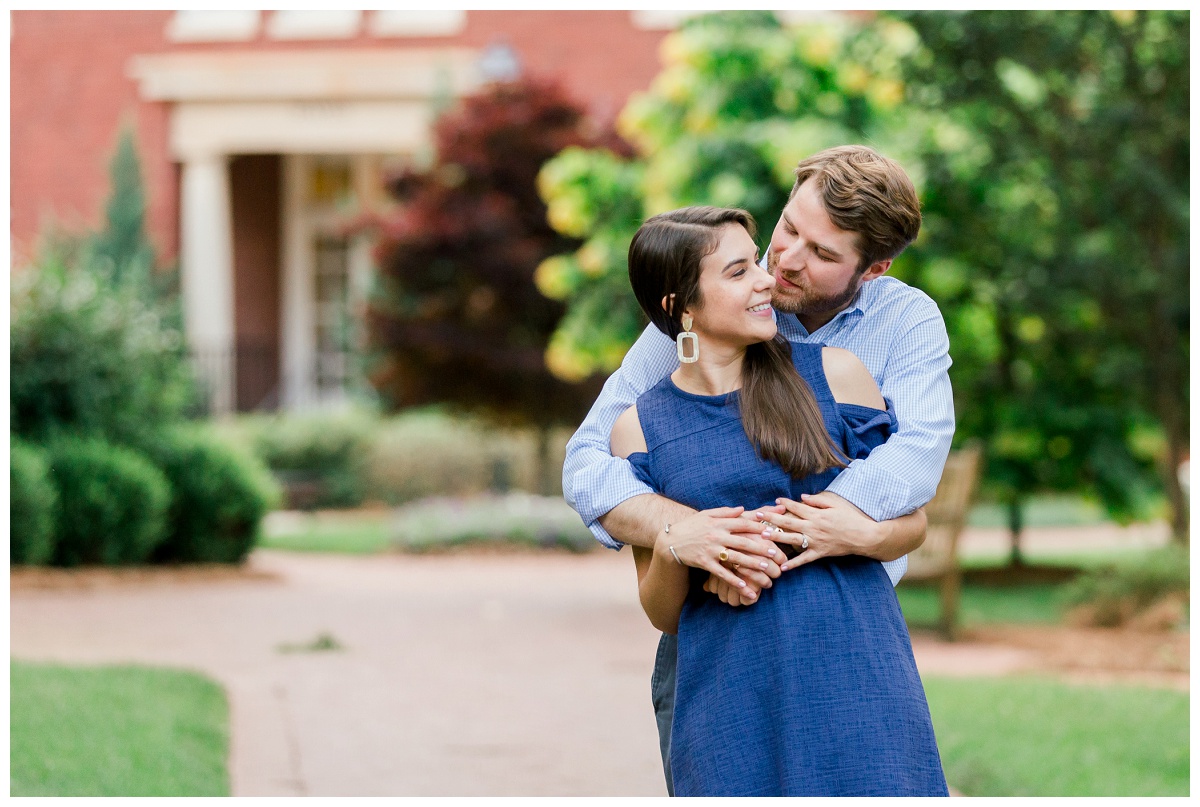 Allyson and Austin Freedom Park and Belk Chapel Charlotte NC Engagement Session Charlotte Wedding Photographer Samantha Laffoon