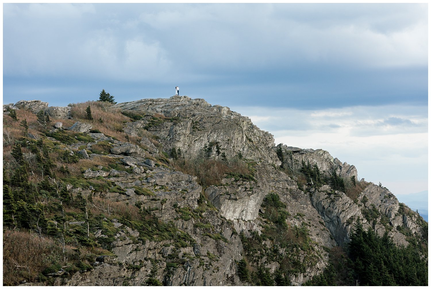 Engagement session on Grandfather mountain