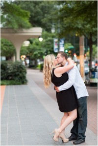 Charlotte Uptown Engagement session, Charlotte engagement, Fourth Ward engagement, Professional photographer of the Carolinas, North Carolina wedding photographer, Charlotte wedding photographer