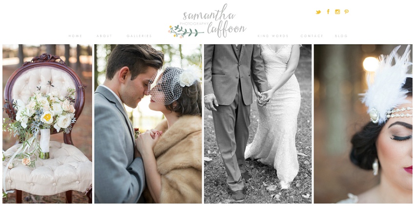 Charlotte wedding photographer, Showit website, North Carolina wedding photographer