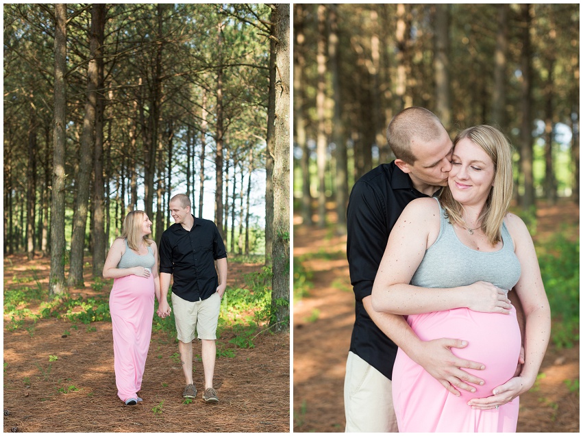 Charlotte maternity, The Fount Collective, Maternity photography, Charlotte anniversary photographer, Charlotte maternity photographer, Frank Liske park, pine tree maternity