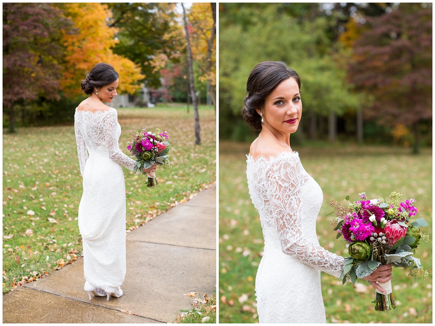 Beautiful Rainy Fall Wedding in Louisville Kentucky by Wedding Photographer Samantha Laffoon Photography