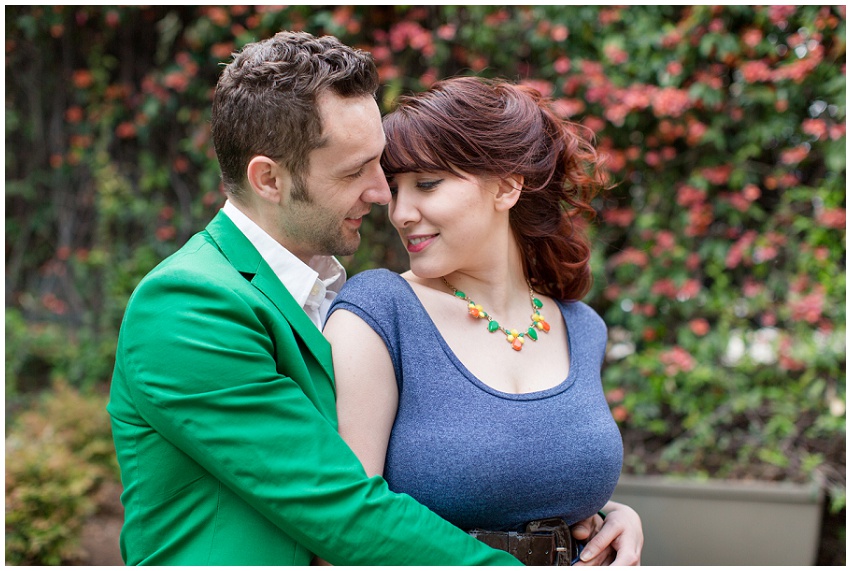 Fun Uptown Charlotte Engagement Session at The Green and Mint Museum by Destination Wedding Photographer Samantha Laffoon