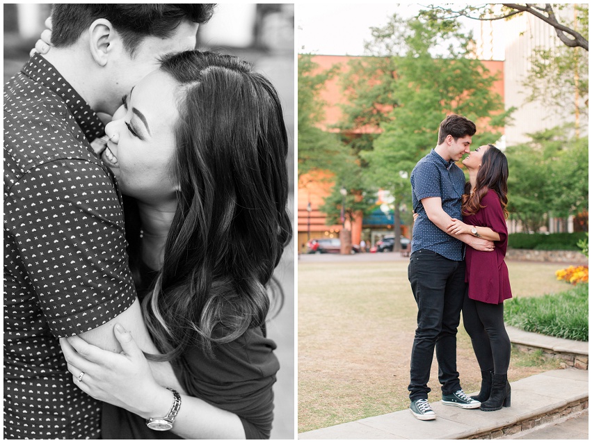 Sweet Uptown Charlotte Anniversary Session by Anniversary and Wedding Photographer Samantha Laffoon