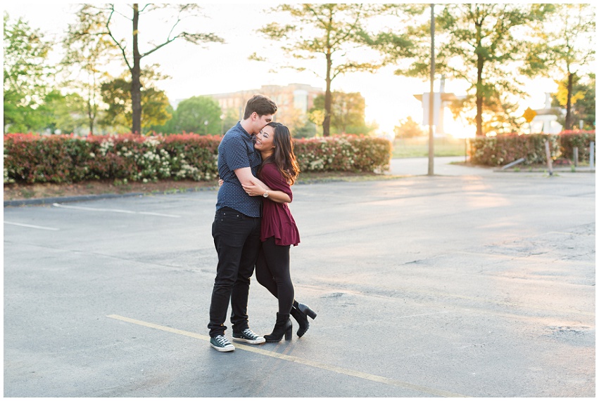 Sweet Uptown Charlotte Anniversary Session by Anniversary and Wedding Photographer Samantha Laffoon