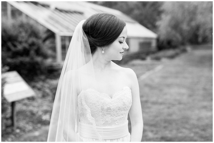 Stunning Reynolda Gardens Bridal Session in Winston Salem by Destination Wedding Photographer Samantha Laffoon