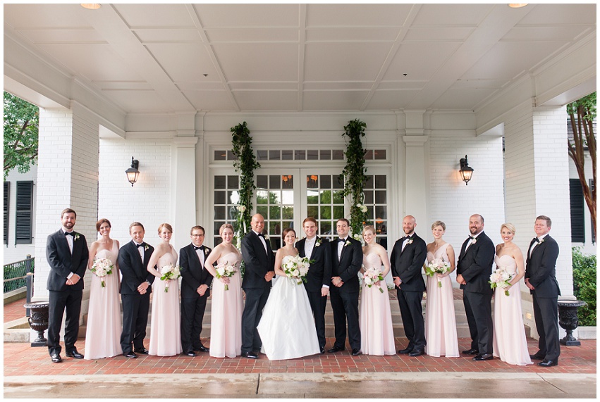 Beautiful Winston Salem Wedding at Forsyth Country Club by Destination Wedding Photographer Samantha Laffoon