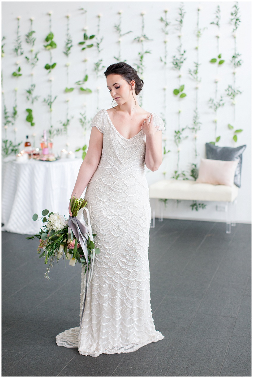 Stunning Bechtler Museum Pink and Gray Wedding Inspiration Shoot Featured on Wedding Chicks by Destination Wedding Photographer Samantha Laffoon