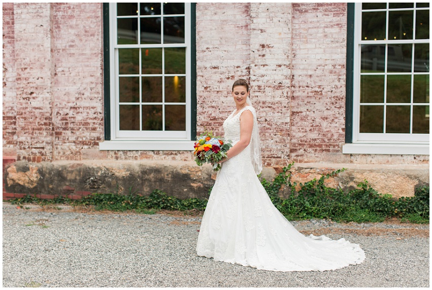 Beautiful Laboratory Mill Bridal Session by Destination and North Carolina Wedding Photographer Samantha Laffoon