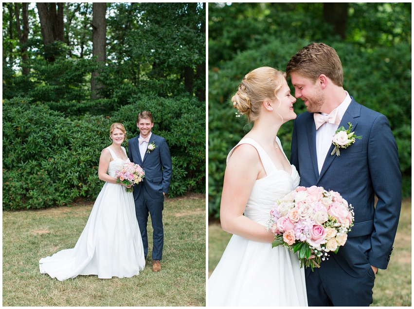Sweet Pink and Navy The Farm A Gathering Place Wedding by Destination and North Carolina Wedding Photographer Samantha Laffoon