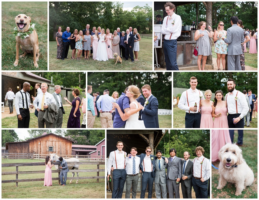 Sweet Pink and Navy The Farm A Gathering Place Wedding by Destination and North Carolina Wedding Photographer Samantha Laffoon