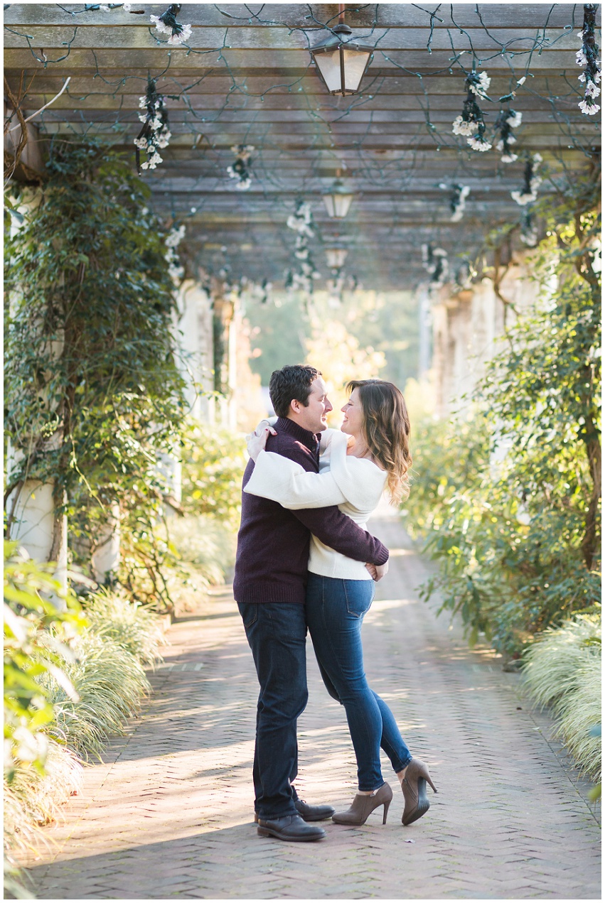 Andrew and Christine's sweet and fun Daniel Stowe engagement session by Destination and Charlotte wedding photographer Samantha Laffoon
