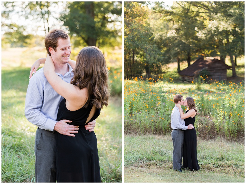 Marty and Kathryn's sweet and fun Charlotte engagement session at The Ivy Place by Destination and Charlotte wedding photographer Samantha Laffoon