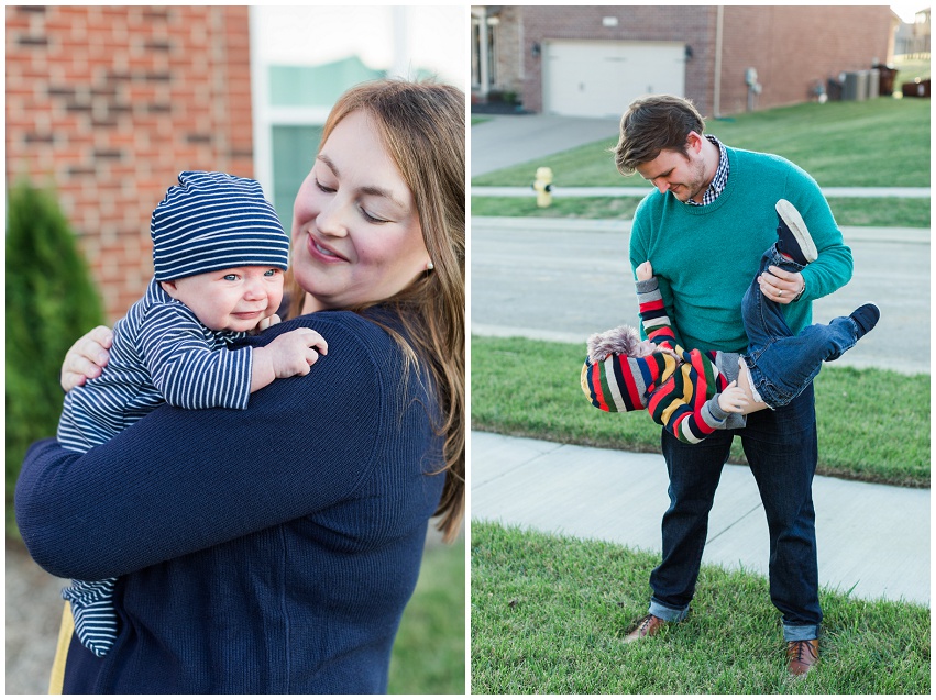 At home family lifestyle session by lifestyle Charlotte photographer Louisville photographer Samantha Laffoon