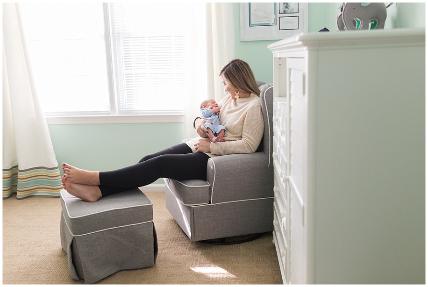 At home family lifestyle session by lifestyle Charlotte photographer Samantha Laffoon