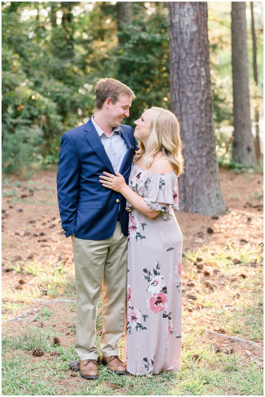Jetton Park Charlotte North Carolina Engagement Session by Top Charlotte Wedding Photographer Samantha Laffoon
