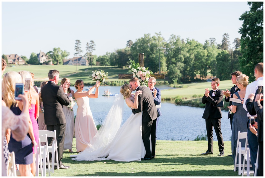 Trump golf club wedding Charlotte by destination and top Charlotte, NC wedidng photographer Samantha Laffoon