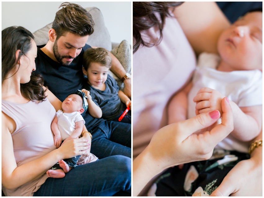 Charlotte lifestyle newborn session by top family photographer Samantha Laffoon