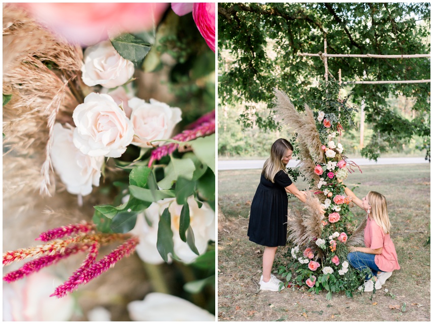 Charlotte Branding session for florist Springvine Designs Samantha Laffoon Photography