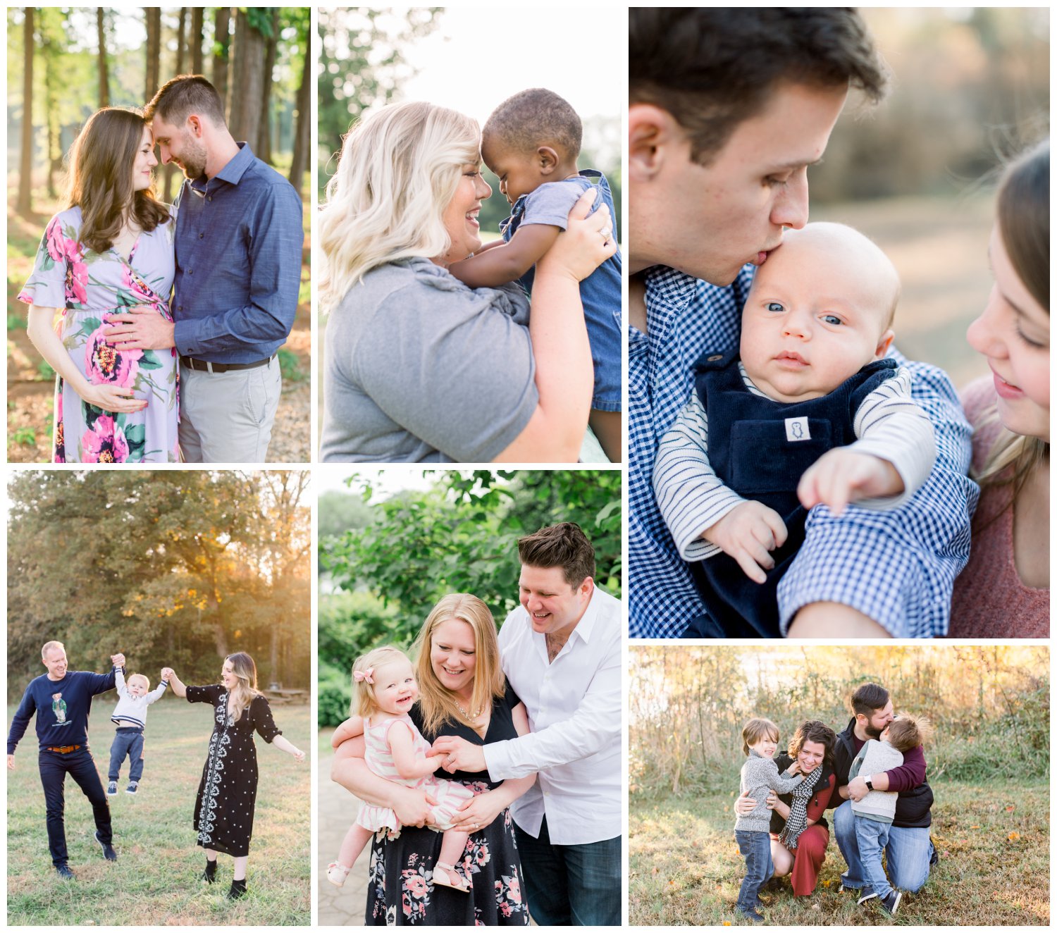 Charlotte North Carolina fall mini session family photos Samantha Laffoon Photography