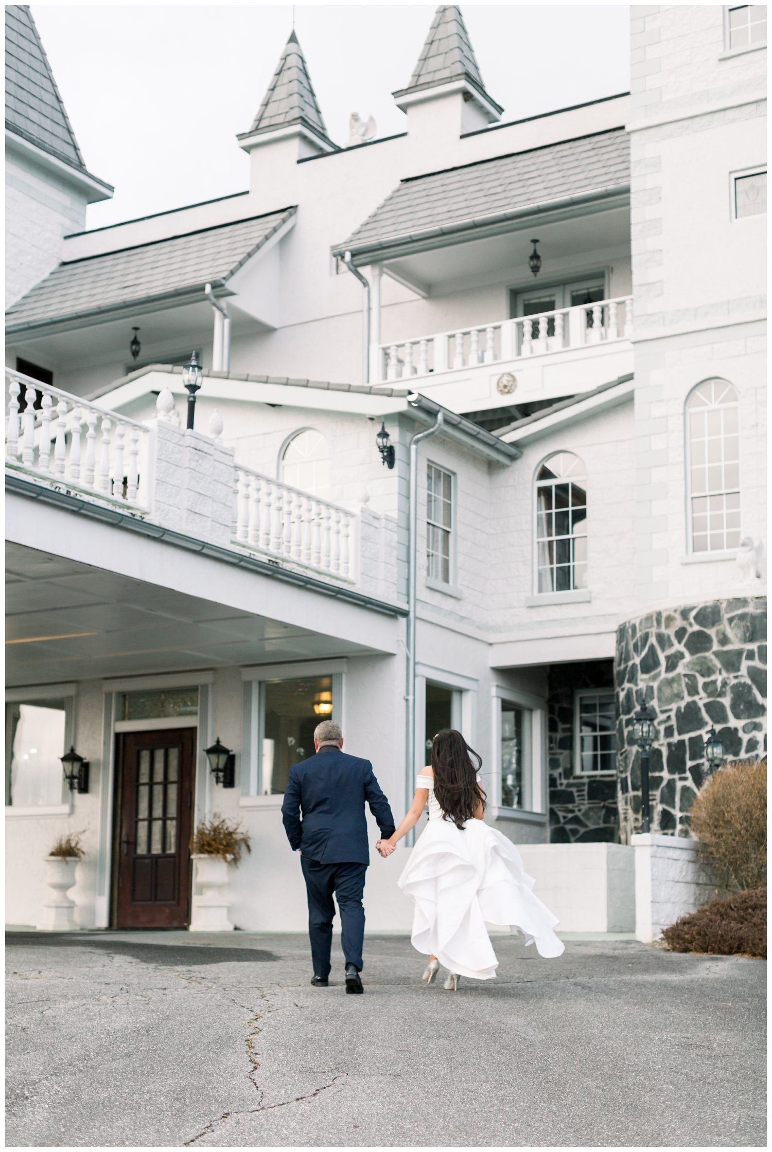 Smithmore Castle elopement wedding portraits in Asheville North Carolina by top wedding photographer Samantha Laffoon