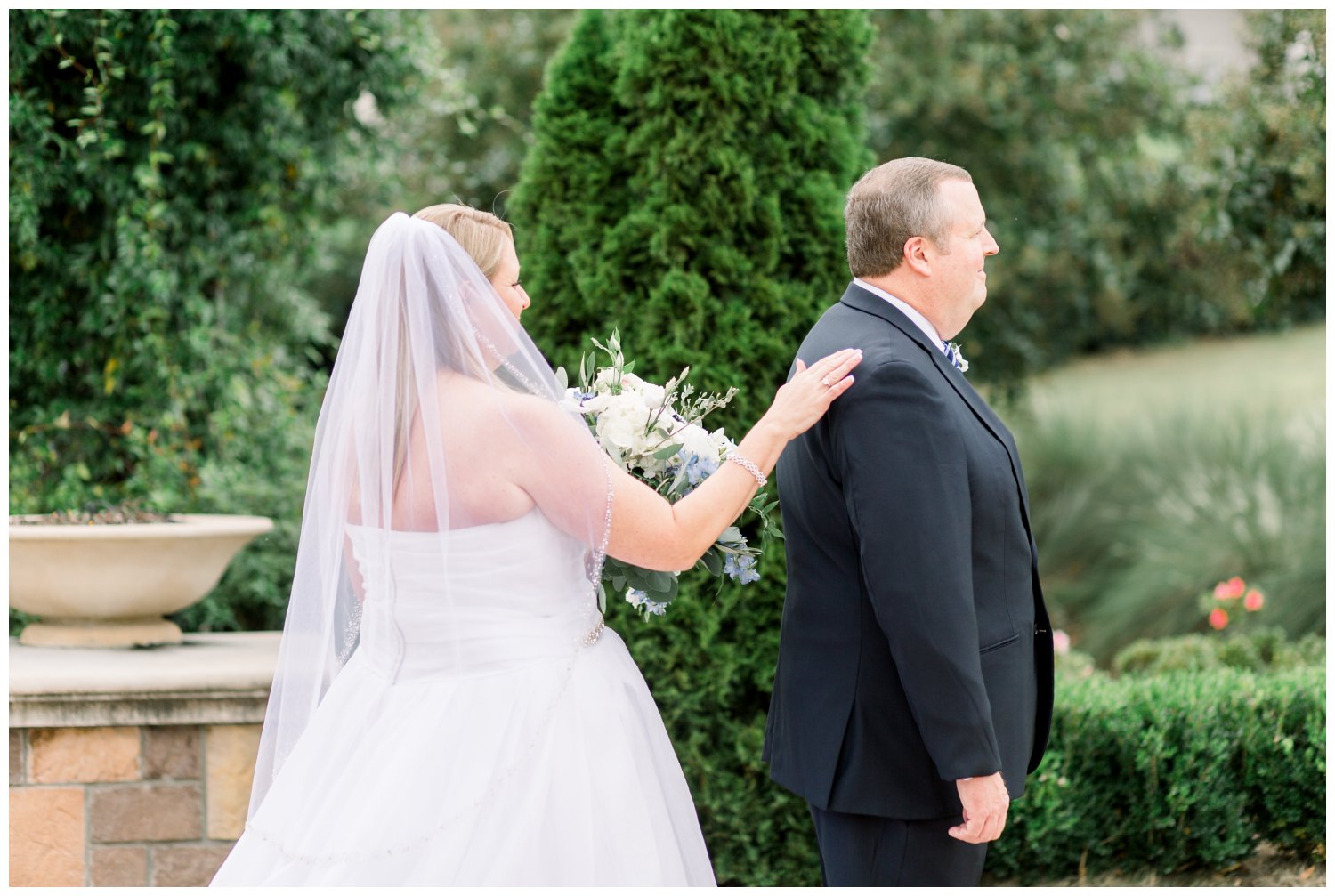 Garden inspired wedding in Charlotte North Carolina by top wedding photographer Samantha Laffoon