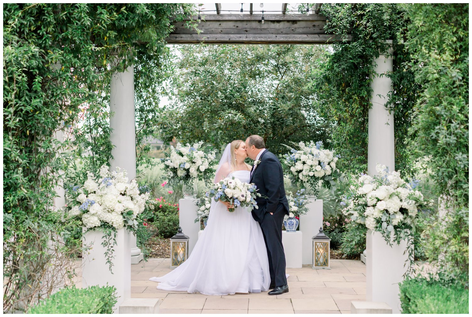 Ballantyne Hotel wedding garden inspired in Charlotte North Carolina by photographer Samantha Laffoon