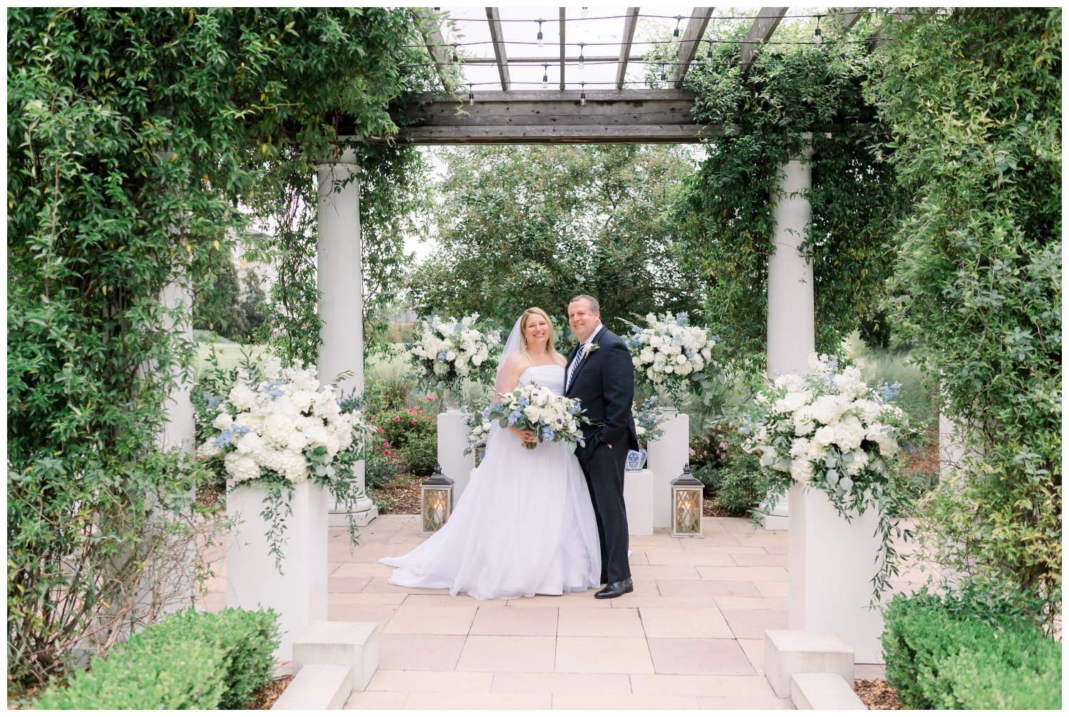 Ballantyne Hotel wedding garden inspired in Charlotte North Carolina by photographer Samantha Laffoon