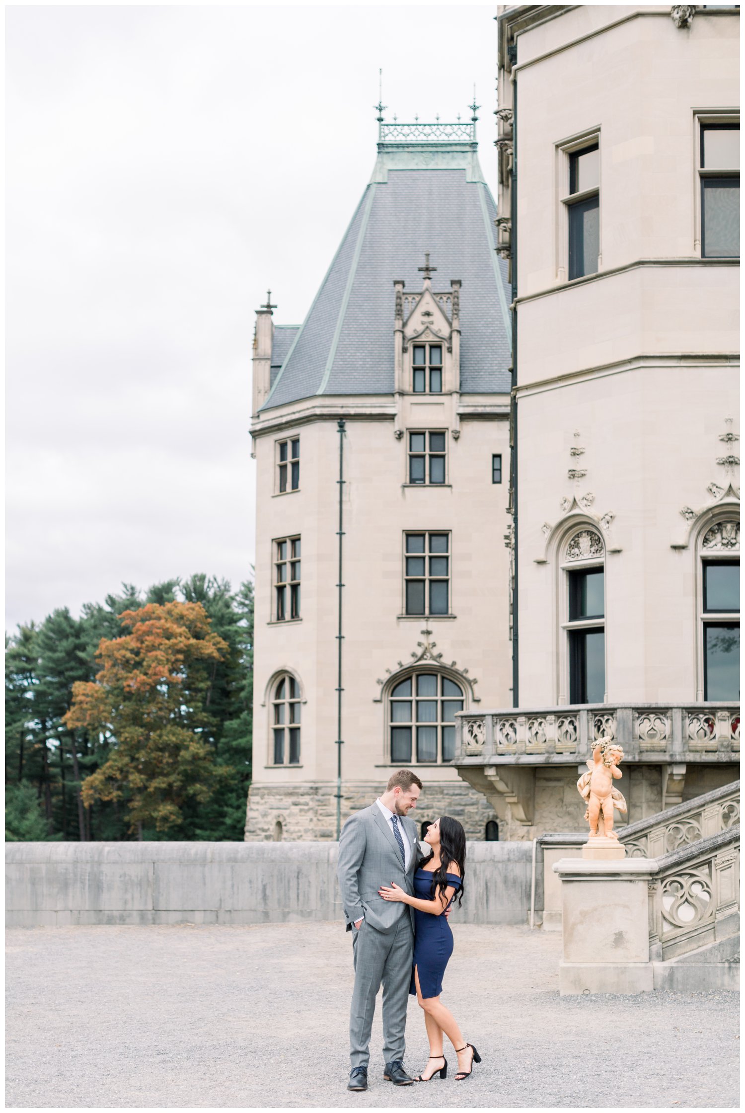 biltmore engagement session by top North Carolina wedding photographer Samantha Laffoon