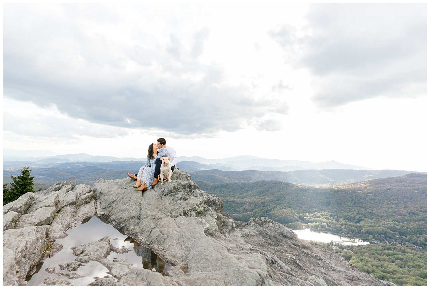 Grandfather mountain engagement session