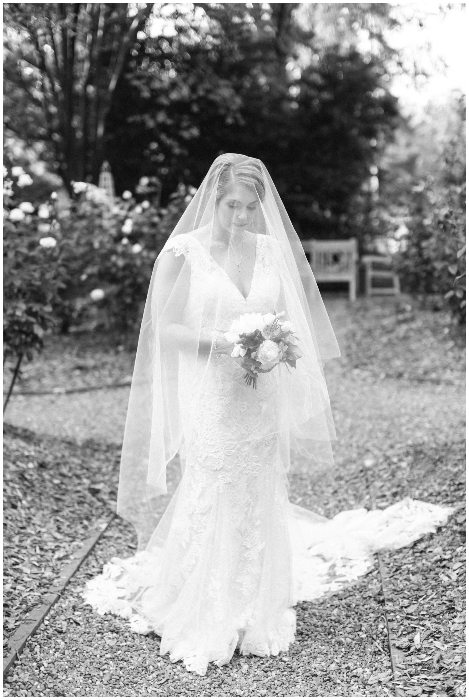 bridal photos at the duke mansion charlotte north carolina wedding photographer