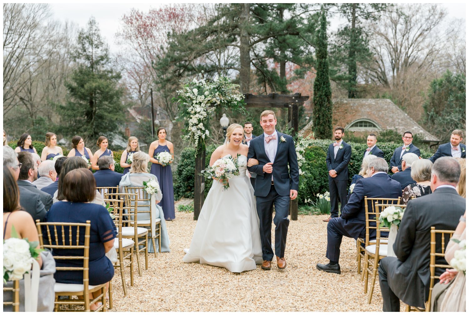 Spring VanLandingham Estate wedding in Charlotte North Carolina
